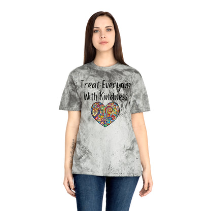 Treat Everyone With Kindness Unisex Color Blast T-Shirt