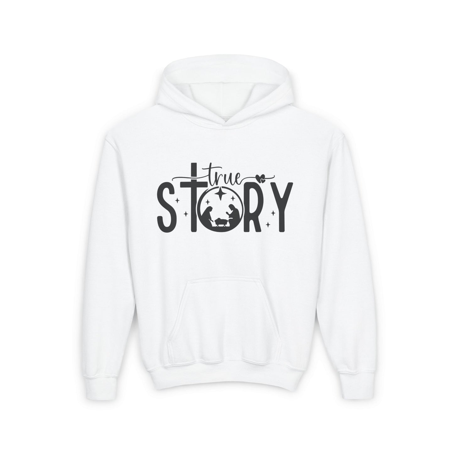 True Story (Nativity) Youth Heavy Blend Hoodie