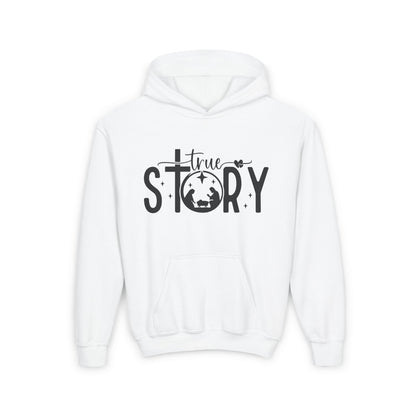True Story (Nativity) Youth Heavy Blend Hoodie