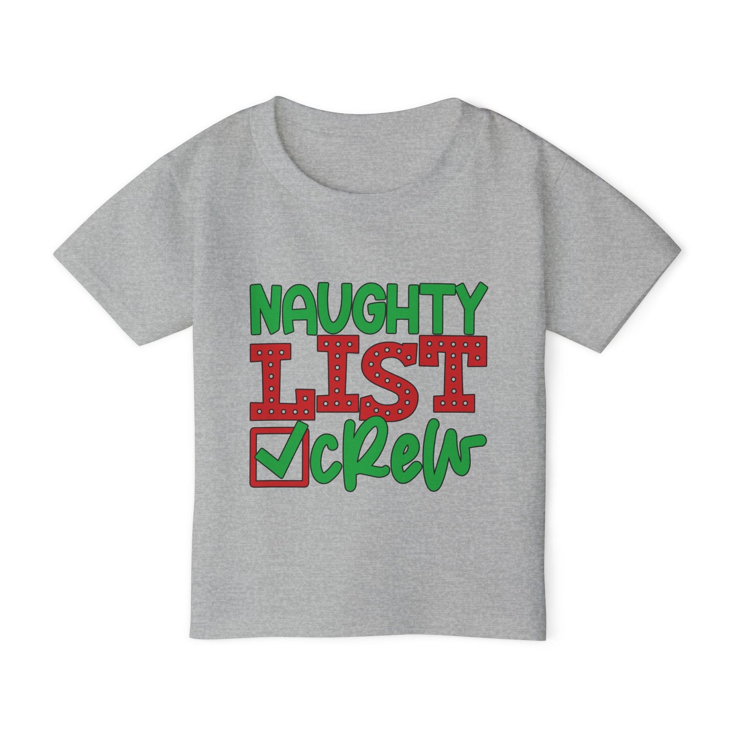 Naughty List Crew Heavy Cotton™ Toddler T-shirt