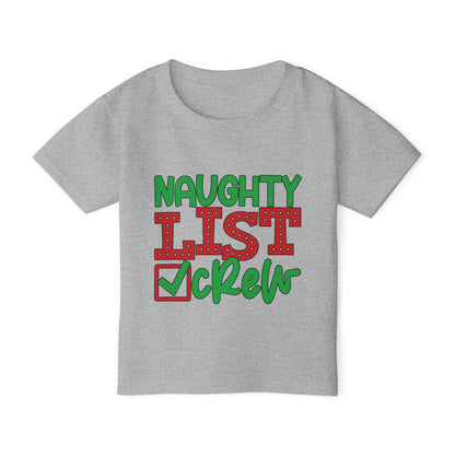 Naughty List Crew Heavy Cotton™ Toddler T-shirt