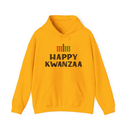 Happy Kwanzaa (Kinara) Adult Heavy Blend™ Hoodie