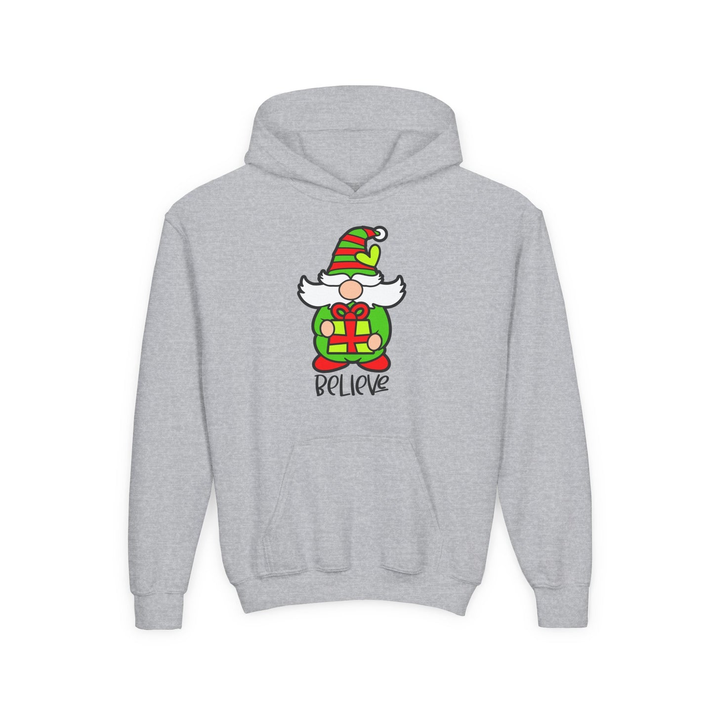 Believe Gnome Youth Hoodie