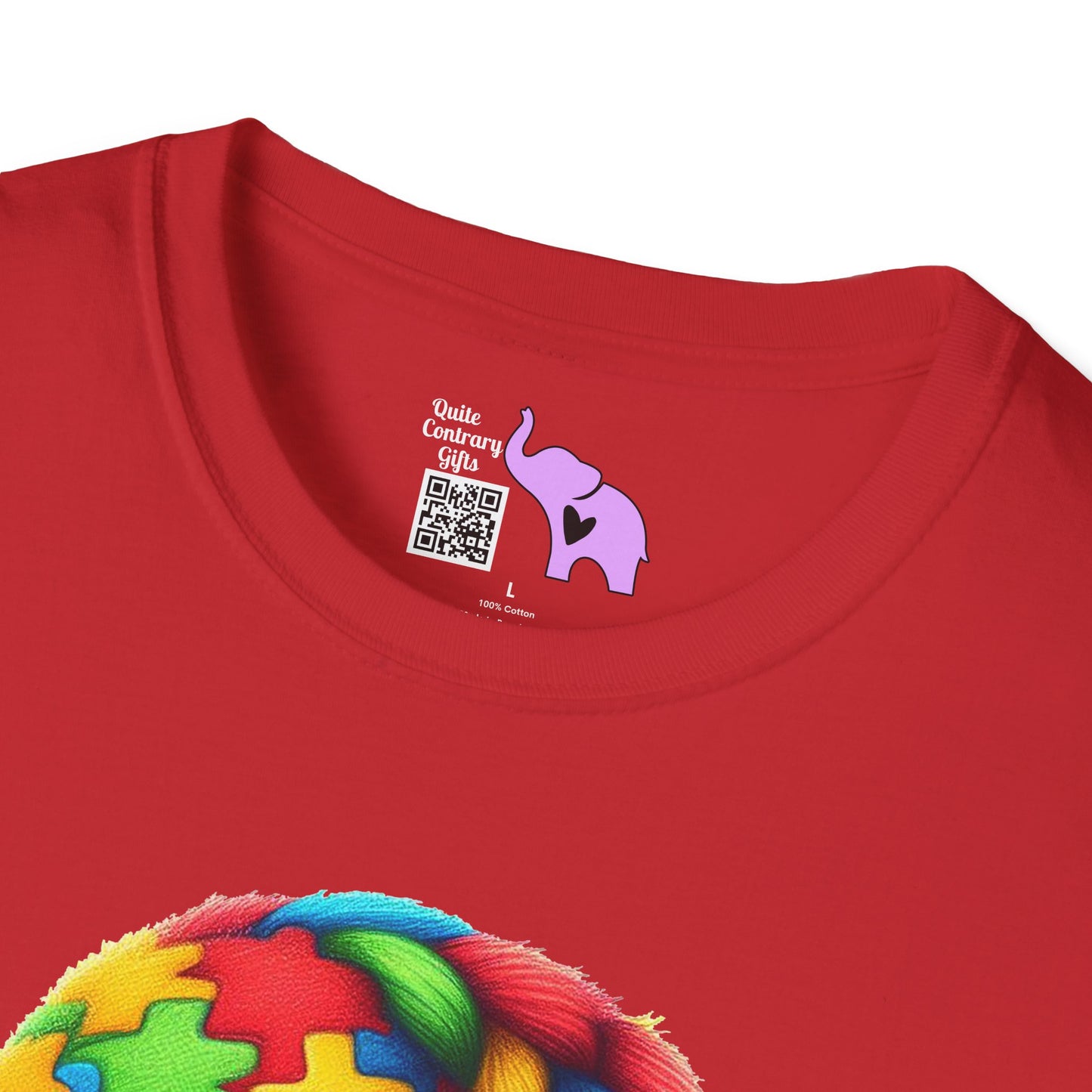 Autism Awarness Gnome Adult T-shirt