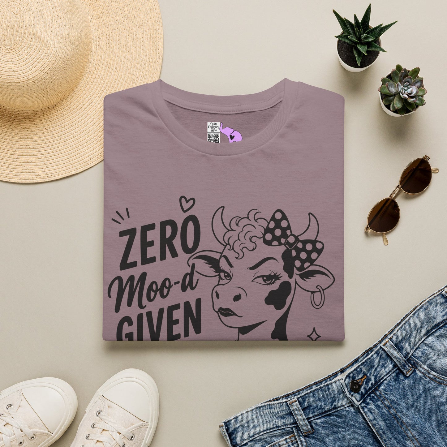 Zero Moo-d Given Adult T-shirt