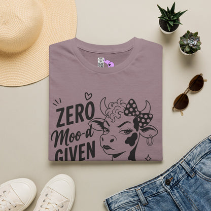 Zero Moo-d Given Adult T-shirt