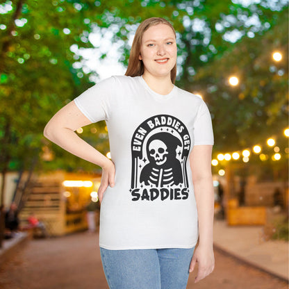 Even Baddies Get Saddies Adult T-shirt