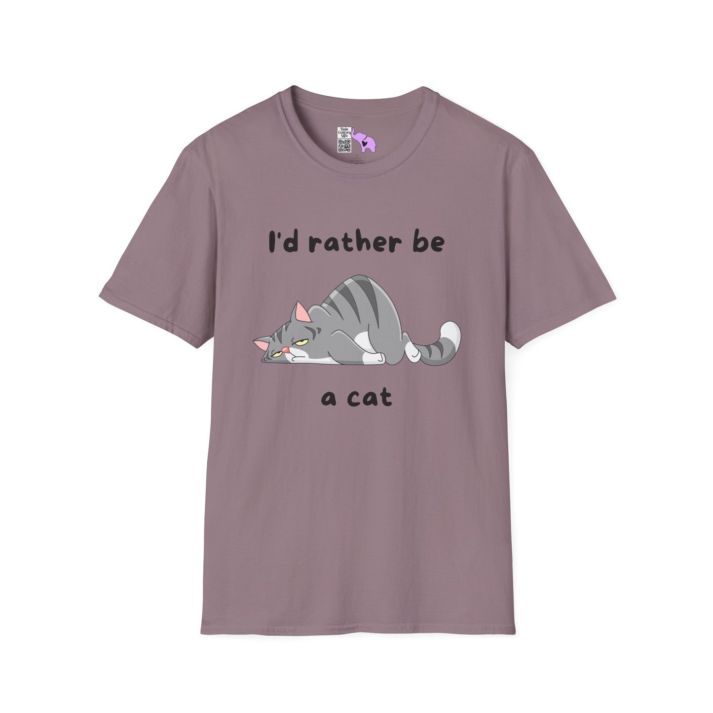 I'd Rather Be a Cat Adult T-shirt