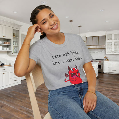 Lets Eat Kids Good Grammar Saves Lives Adult T-shirt