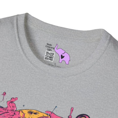 Sleepy Skull Adult T-shirt