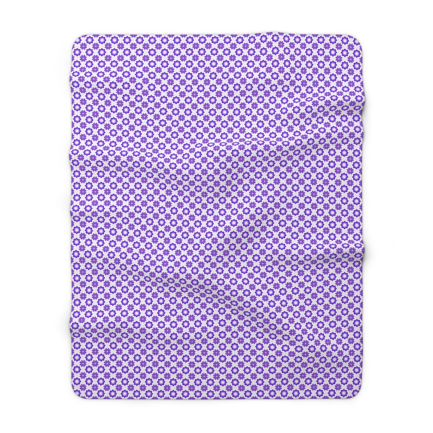 Purple Prism Garden Fleece Blanket