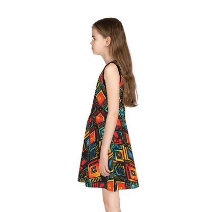 Abundance Rhythm Girls' Sleeveless Sundress