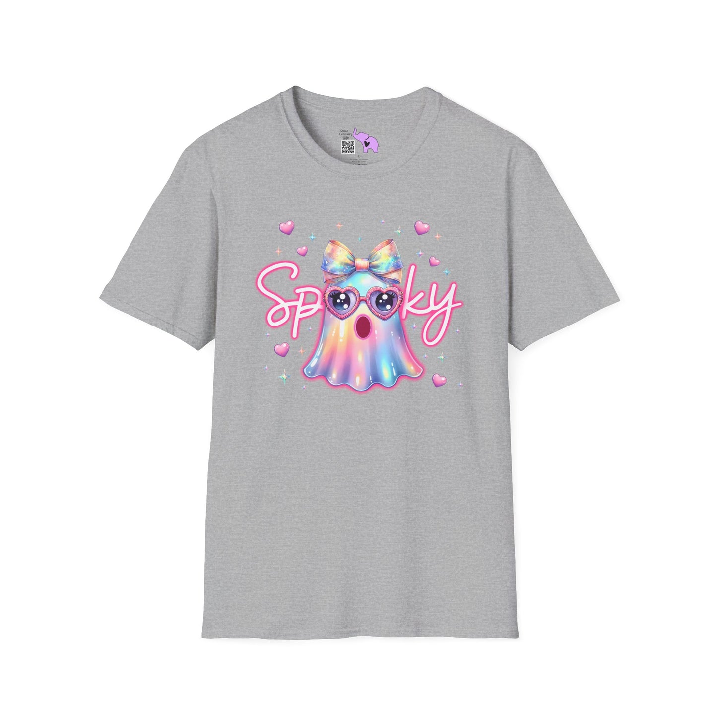 Spooky Pastel Ghost Adult T-shirt