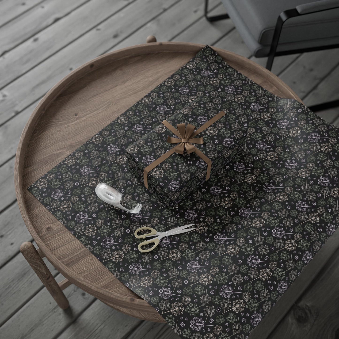 Dandelion Nightfall Wrapping Paper