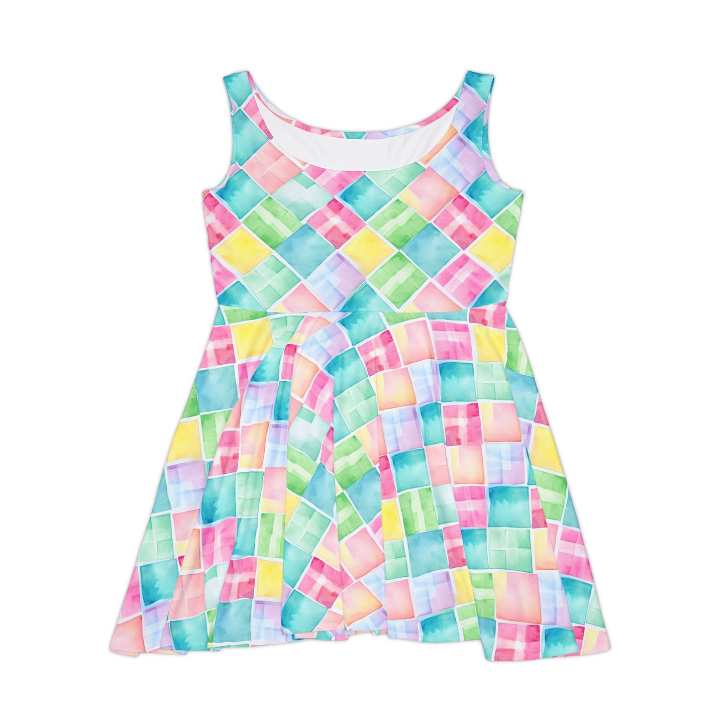 Watercolor Weave Women's Skater Dress