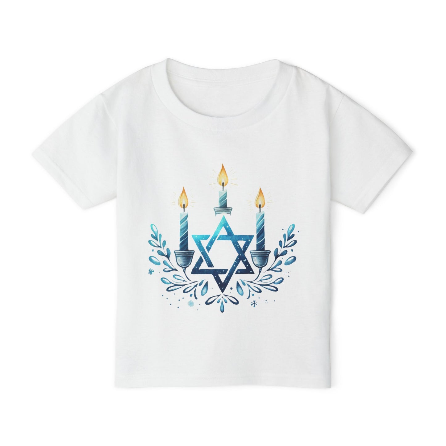 Star & Flame Hanukkah Heavy Cotton™ Toddler T-shirt