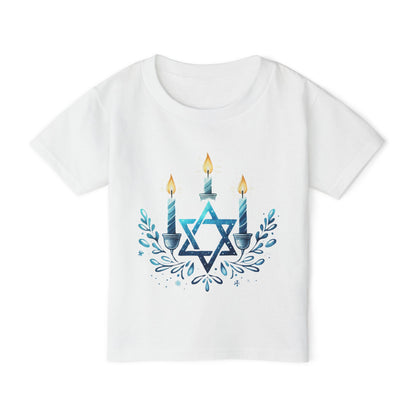 Star & Flame Hanukkah Heavy Cotton™ Toddler T-shirt
