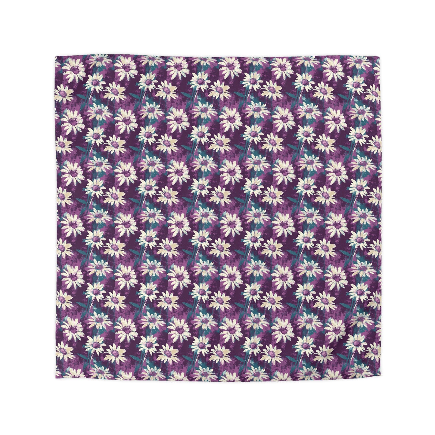 Twilight Daisy Meadow Microfiber Duvet Cover