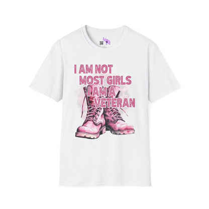 I'm Not Most Girls I Am A Veteran Adult T-Shirt