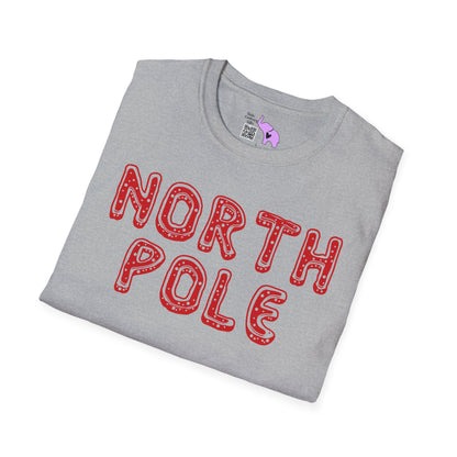 North Pole Adult T-shirt