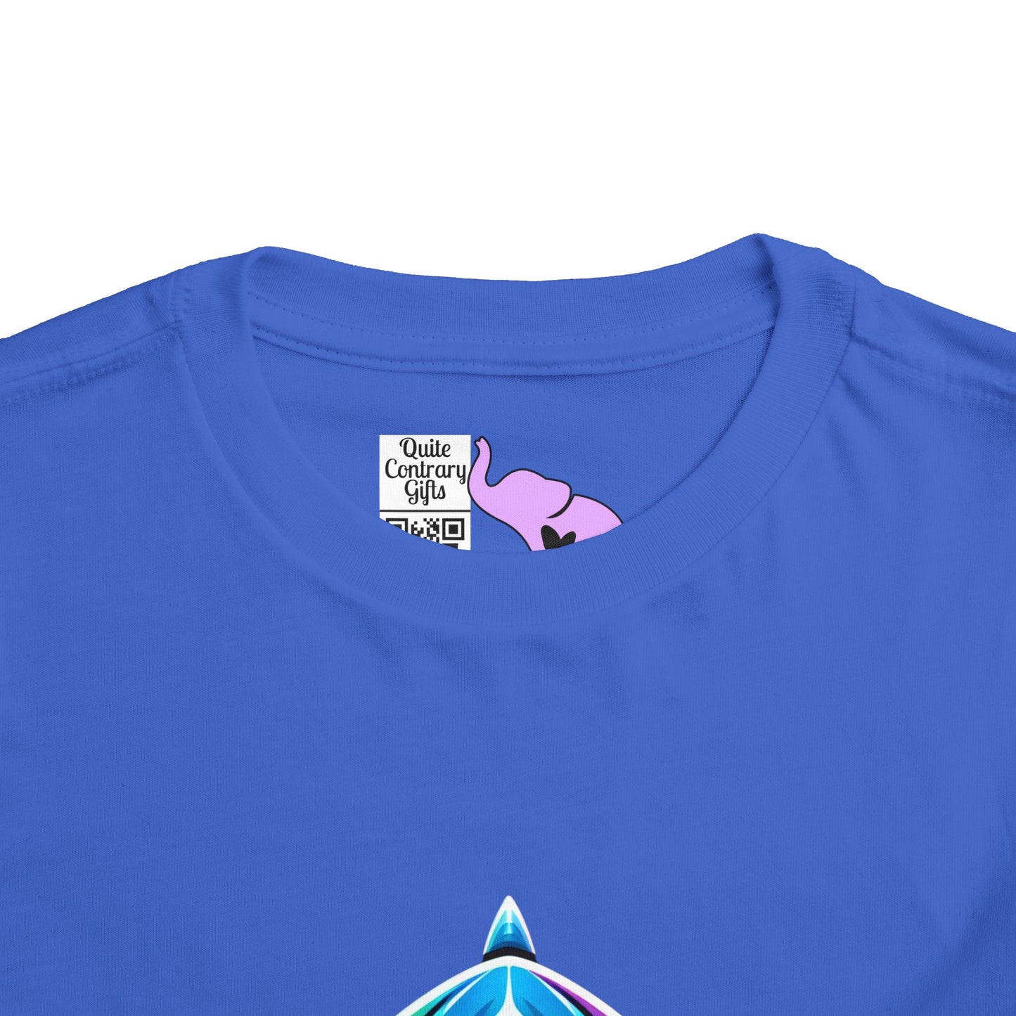 Colorful Shark Toddler Tee