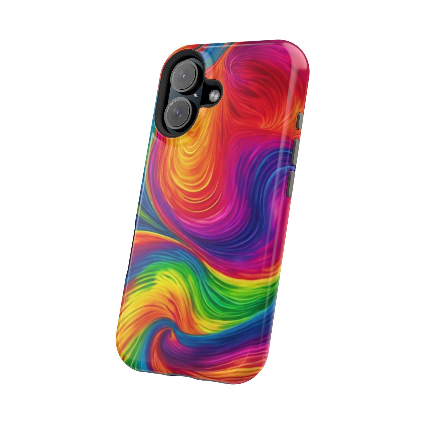 Tie Dye Color Swirl MagSafe® Compatible Tough Case for iPhone