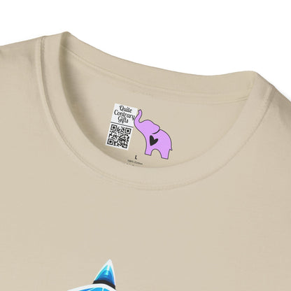 Colorful Shark Adult T-shirt