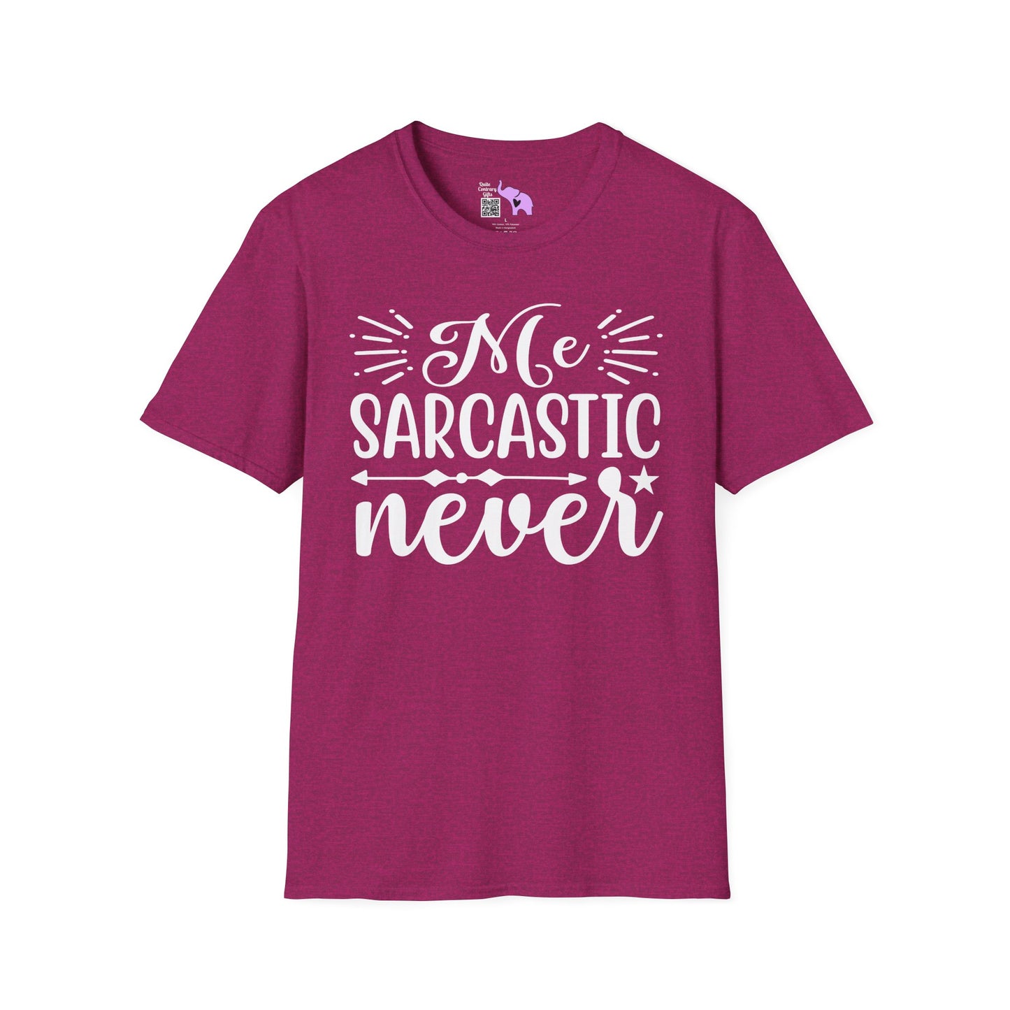 Me Sarcastic Never Adult T-shirt