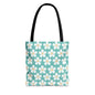 Tealberry Blooms Canvas Tote Bag
