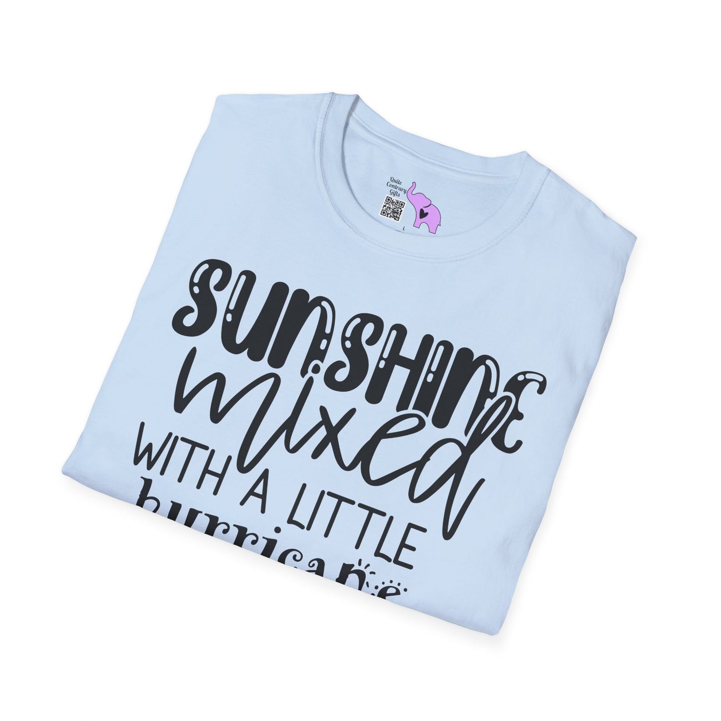 Sunshine Mixed With A Little Hurricane Adult T-shirt