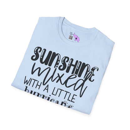 Sunshine Mixed With A Little Hurricane Adult T-shirt