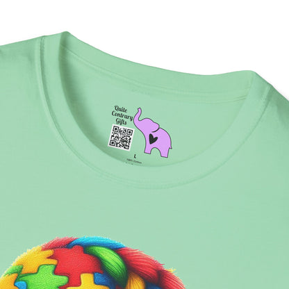 Autism Awarness Gnome Adult T-shirt