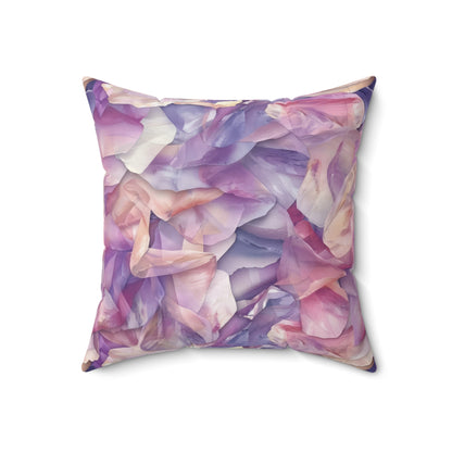 Ethereal Bloomscape Throw Pillow