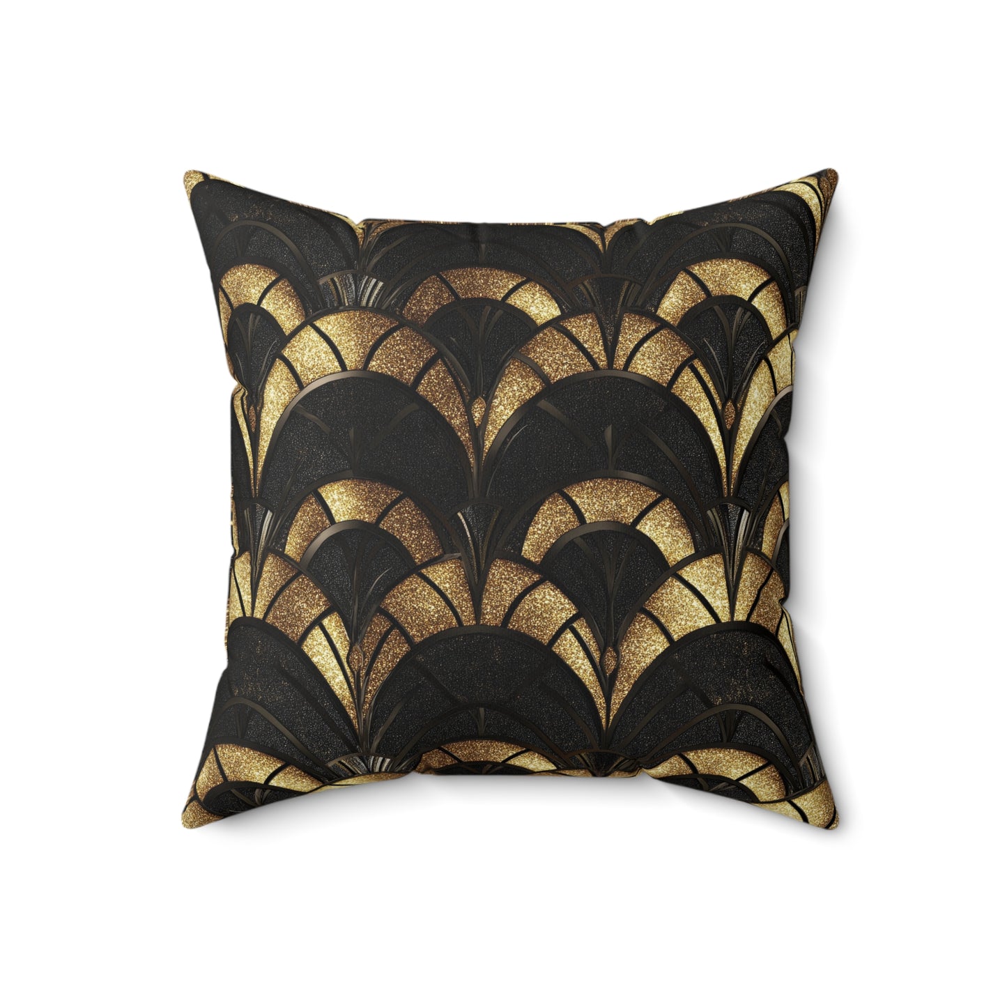 Gilded Elegance Throw Pillow