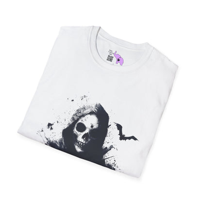 Creepy Death Skull Adult T-shirt