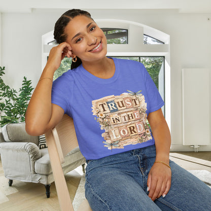 ""Trust In The Lord (Lace Collage) Adult T-shirt