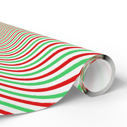 Merry & Bright Lines Wrapping Paper