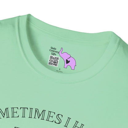 Sometimes I Have To Tell Myself That It's Just Not Worth The Jail Time Adult T-shirt