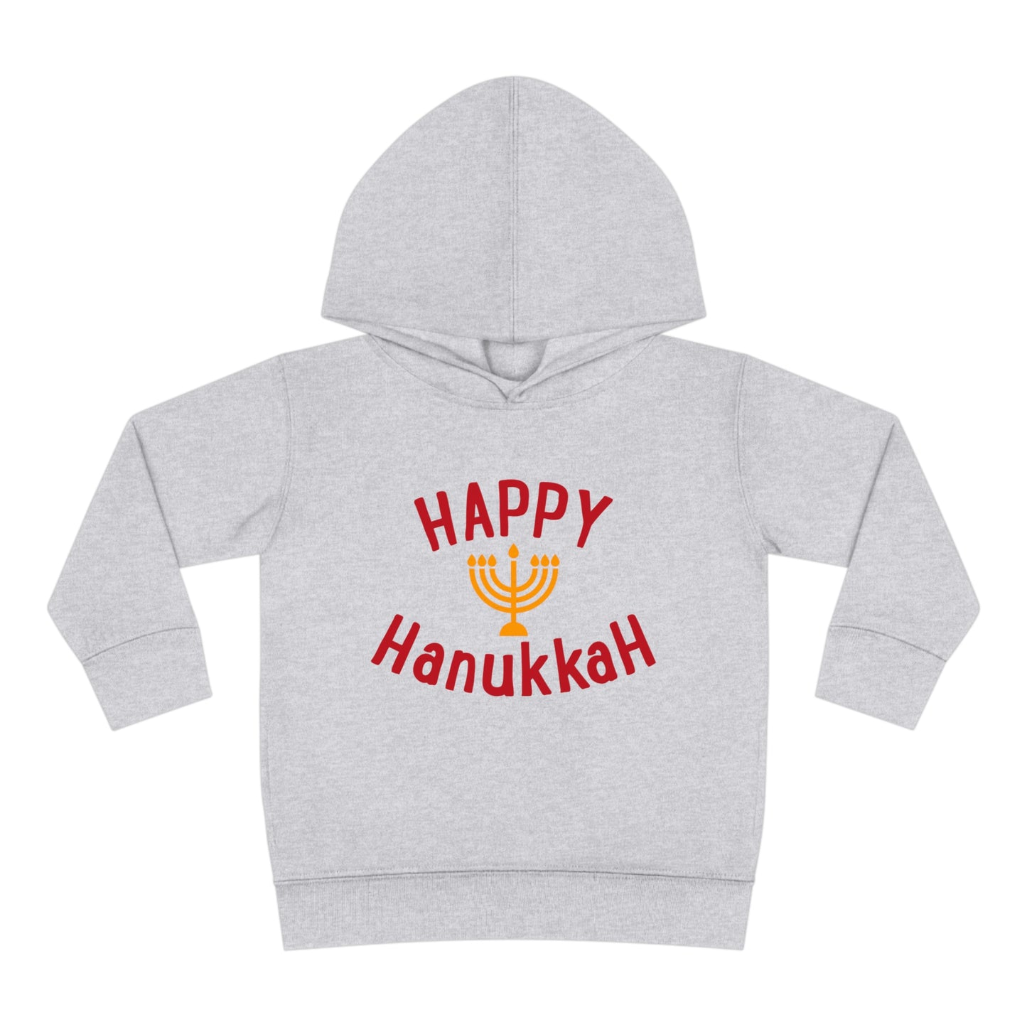 Happy Hanukkah Toddler Pullover Fleece Hoodie