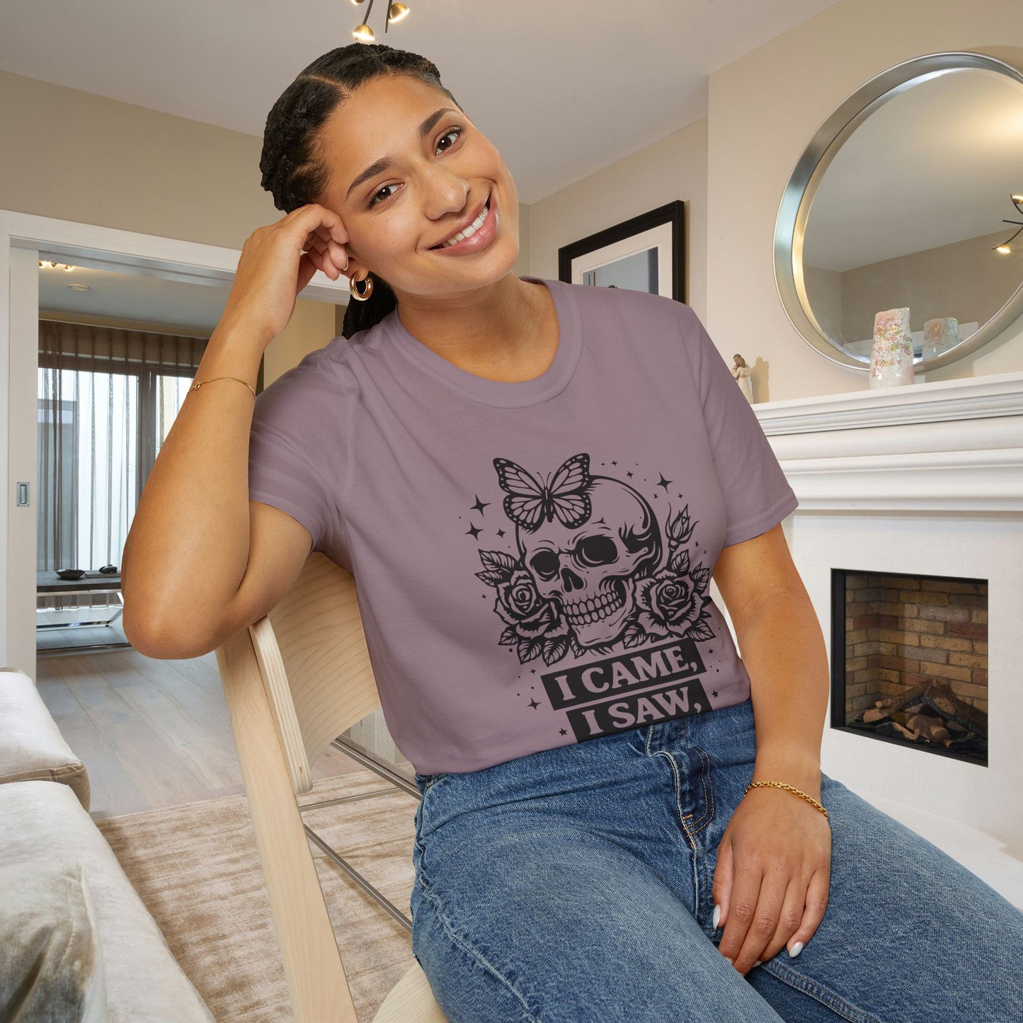 I Came, I Saw, I Left Adult T-shirt