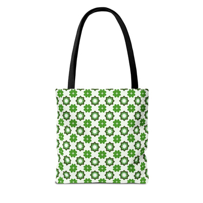 Emerald Star Garden Canvas Tote Bag