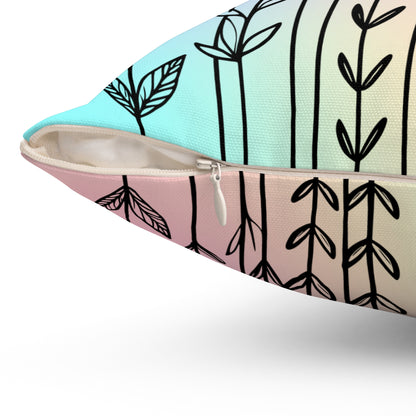 Spring Bloom Throw Pillow