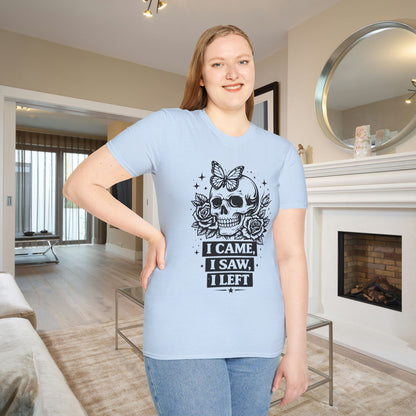I Came, I Saw, I Left Adult T-shirt