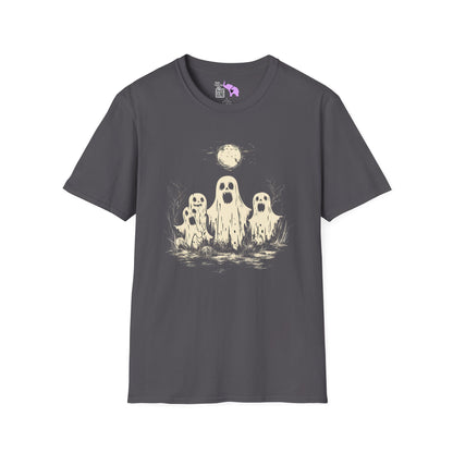 Creepy Ghost Trio Adult T-shirt