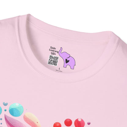 Color Pop Heart Adult T-shirt