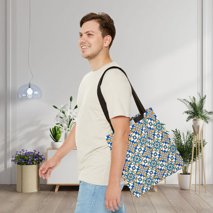 Talavera Sunburst Canvas Tote Bag