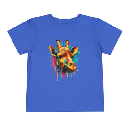 Colorful Giraffe Toddler Tee