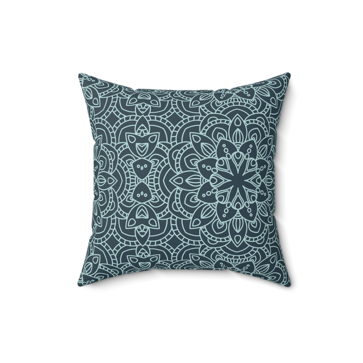 Mandala Midnight Throw Pillow