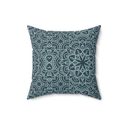 Mandala Midnight Throw Pillow