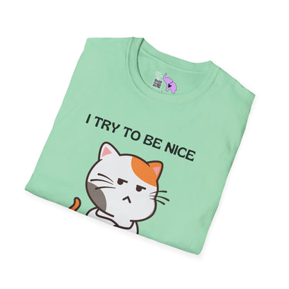 I Try To Be Nice But People Are Stupid T-shirt